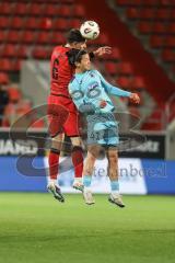 3. Liga; FC Ingolstadt 04 - FC Viktoria Köln; Zweikampf Kampf um den Ball Kozuki Soichiro (41 VK) Georgios Antzoulas (6, FCI)