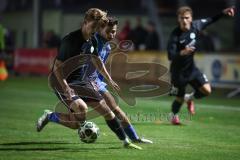 Landesliga - Saison 2026/27 - SV Manching - VFB Durach - Mark Nosdrin blau Durach  - Luca Bienert (Nr.16 - SV Manching) - Foto: Meyer Jürgen