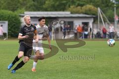 Bezirksliga - Saison 2025/26- TSV Gaimersheim - TSV Rohrbach - Eron Dervisi (Nr.27 - TSV Gaimersheim) - Daniel Rückert schwarz Rohrbach - Foto: Meyer Jürgen