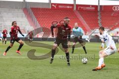 3. Liga - FC Ingolstadt 04 - Waldhof Mannheim - Fatih Kaya (9, FCI) Rückpass zu Caniggia Ginola Elva (14, FCI), Just Jan (22 Mannheim)