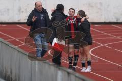 2. Bundesliga Frauen - Saison 2024/25 - FC Ingolstadt 04 Frauen - Eintracht Frankfurt II - Bauer Katharina (Nr.3 - FCI Frauen) verletzt und wird ausgewechselt - XXXXX - Foto: Meyer Jürgen