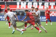 3. Liga; FC Ingolstadt 04 - SSV Jahn Regensburg; Yann Sturm (7, FCI) Geipl Andreas (8 SSV) Oliveira Nicolas (25 SSV) Wurm Leopold (37 SSV)