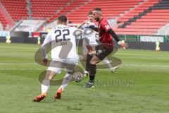 3. Liga - FC Ingolstadt 04 - Waldhof Mannheim - Fatih Kaya (9, FCI) Just Jan (22 Mannheim)