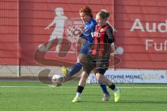 ***2. Bundesliga Frauen - Saison 2025/26 - FC Ingolstadt 04 Frauen - SV Meppen - Nina Penzkofer (Nr.29 - FC Ingolstadt Frauen I) - Göppel Lena blau Meppen - Foto: Meyer Jürgen