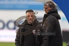 3. Liga - Hansa Rostock - FC Ingolstadt 04 - Cheftrainer Tomas Oral (FCI) und Direktor Sport Michael Henke (FCI)