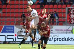 3.Liga - Saison 2022/2023 - FC Ingolstadt 04 -  - SV Waldhof-Mannheim - Dominik Martinovic (Nr.11 - SV Waldhof Mannheim) - Tobias Schröck (Nr.21 - FCI) -  - Foto: Meyer Jürgen