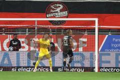 3. Liga; FC Ingolstadt 04 - SSV Jahn Regensburg; Torwart Marius Funk (1, FCI) Tobias Schröck (21, FCI)