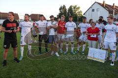 Toto Pokal - Saison 2022/2023 - SpVgg Heßdorf - FC Ingolstadt 04 - Nach dem Spiel - Jubel -Sieger Toto Pokal -  Foto: Meyer Jürgen