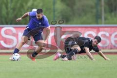 Kreisklasse - Saison 2025/26- TSV Ingolstadt Nord - MTV Ingolstadt - Tiago Joia Tavares lila MTV - Ali Gündogan schwarz Ing Nord - Foto: Meyer Jürgen