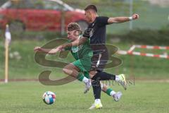 Bezirksliga - Saison 2024/25- TSV Gaimersheim - FC Gerolfing - Nico von Swiontek Brzezinski (Nr.17 - TSV Gaimersheim) - Timo Kraus (Nr.21 - FC Gerolfing) - Foto: Meyer Jürgen