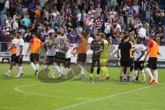 3.Liga - Saison 2022/2023 - VFL Osnabrück - FC Ingolstadt 04 - Das Spiel ist aus - Jubel - Foto: Meyer Jürgen