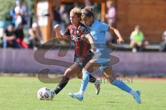 *** 2. Bundesliga Frauen - Saison 2025/26 - FC Ingolstadt 04 Frauen - Victoria Berlin - Aydin Leyila blau Berlin - Leonie Haberäcker (Nr.27 - FC Ingolstadt Frauen I) - Foto: Meyer Jürgen