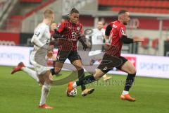 3. Fußball-Liga - Saison 2020/2021 - FC Ingolstadt 04 - FC Viktoria Köln - Ganiggia Ginola Elva (#14,FCI)  - Foto: Meyer Jürgen