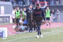 Toto-Pokal; FV Illertissen - FC Ingolstadt 04; an der Seitenlinie, Spielerbank Cheftrainerin Sabrina Wittmann (FCI)