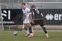 Bayernliga Nord - Saison 2024/25 - FC Ingolstadt 04 II - TSV Kornburg - Gül Emre (Nr.10 - FCI U21) - Janz Marco schwarz Kornbuch - Foto: Meyer Jürgen