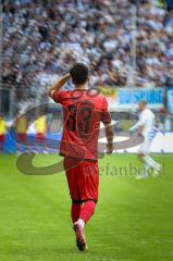 3. Liga; MSV Duisburg - FC Ingolstadt 04; Tor Jubel Treffer 0:1 durch Davide Sekulovic (33, FCI)