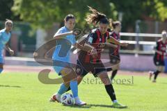 *** 2. Bundesliga Frauen - Saison 2025/26 - FC Ingolstadt 04 Frauen - Victoria Berlin - Laura Frank (Nr.6 - FC Ingolstadt Frauen I) - Aydin Leyila blau Berlin - Foto: Meyer Jürgen