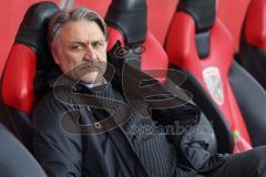 3. Liga; FC Ingolstadt 04 - TSV 1860 München; Geschäftsführers Dietmar Beiersdorfer (FCI Sport Kommunikation) vor dem Spiel