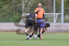 Kreisklasse - Saison 2025/26- TSV Ingolstadt Nord - MTV Ingolstadt - Vahdet Demir lila MTV - Bujar Eljezi schwarz Ing Nord - Foto: Meyer Jürgen