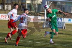 Bezirksliga OBB Nord - SV Manching - FC Schwabing München - Thomas Schreiner (#11 Manching) - Al-Dulaimi Mohenned weiss Schwabing #15 - Foto: Jürgen Meyer