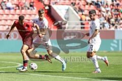 3. Liga; FC Ingolstadt 04 - SV Wehen Wiesbaden; Torchance Marcel Costly (22, FCI) Janitzek Justin (15 SVWW) Gillekens Jordy (27 SVWW)