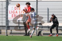 A-Junioren Bundesliga  - Saison 2023/24 - A-Junioren - FC Ingolstadt 04 - 1.FC Heidenheim - Berkey Öztürk (Nr.8 - FCI) - Nehir Alperen weiss Heidenheim - Foto: Meyer Jürgen