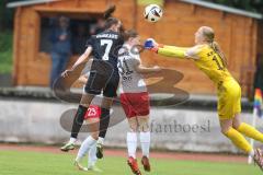 2. Bundesliga Frauen - Saison 2024/25 - FC Ingolstadt 04 Frauen - FSV Gütersloh - Nadja Burkhard (Nr.7 - FCI Frauen) - Kappmeier Finja weiss Gütersloh - Krumme Janne Sophie Torwart Gütersloh - Foto: Meyer Jürgen