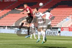 3. Liga - FC Ingolstadt 04 - FSV Zwickau - Filip Bilbija (35, FCI) Strietzel Bastian (3 Zwickau) Nkansah Steffen (25 Zwickau)