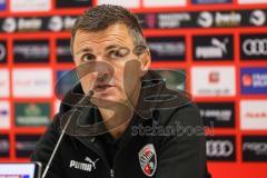 3. Liga; FC Ingolstadt 04 - 
VfB Oldenburg; Cheftrainer Michael Köllner (FCI) Pressekonferenz Interview