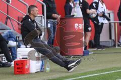 3. Liga; FC Ingolstadt 04 - SV Elversberg; Cheftrainer Michael Köllner (FCI)