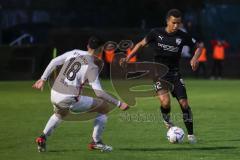 Toto-Pokal; ATSV Erlangen - FC Ingolstadt 04; Zweikampf Kampf um den Ball Marcel Costly (22, FCI) Sebastien Döring ( ATSV)