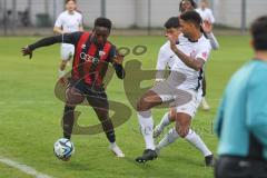 Bayernliga Nord - Saison 2024/25 - FC Ingolstadt 04 II - ATSV Erlangen - Jason Osei Tutu (Nr.11 - FCI U21) - Stieke Jeffrey weiss Erlangen - Foto: Meyer Jürgen