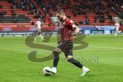 3. Liga; FC Ingolstadt 04 - Hallescher FC; Pascal Testroet (37, FCI)