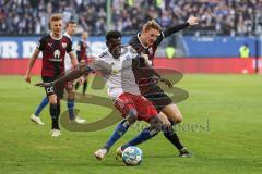 2.BL; Hamburger SV - FC Ingolstadt 04; Maximilian Neuberger (38, FCI) Jatta Bakery (18 HSV)