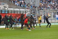 3.Liga - Saison 2022/2023 - TSV 1860 München - FC Ingolstadt 04 -Der 0:2 Führungstreffer durch Patrick Schmidt (Nr.9 - FCI) - Jubel -  Foto: Meyer Jürgen