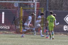 U17 DFB-Nachwuchsliga - Saison 2024/25 - FC Ingolstadt 04 - TSG Hoffenheim - Der 3:2 Führungstreffer per Elfmeter durch Maximilian Wagner weiss FCI - jubel  - XXXXX - Foto: Meyer Jürgen