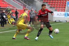 3. Liga; FC Ingolstadt 04 - Borussia Dortmund II; Marcel Costly (22, FCI) Tom Alexander Rothe (36 BVB)