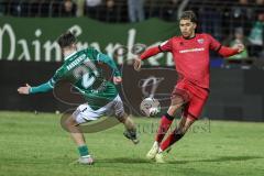 3. Liga; 1. FC Schweinfurt 05 - FC Ingolstadt 04; Yann Sturm (7, FCI) Bausenwein Lauris (21 S05)