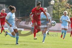 2. Frauen-Bundesliga - Saison 2021/2022 - FC Ingolstadt 04 - Bor. Bocholt - Slipcevic Ivana (#23 FCI) - Oliveira Leite #17 blau Bocholt - Foto: Meyer Jürgen