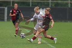DFB Pokal - Frauen - Saison 2025/26 - FC Ingolstadt 04 Frauen - 1. FC Nürnberg - Nina Penzkofer (Nr.29 - FC Ingolstadt Frauen I) - Thöle Amelie rot Nürnberg - Foto: Meyer Jürgen