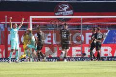 3. Liga; FC Ingolstadt 04 - TSV 1860 München; Tor Jubel Treffer Verlaat Jesper (4 TSV) Lang Niklas (3 TSV) Torwart Marius Funk (1, FCI) Mladen Cvjetinovic (19, FCI) Ryan Malone (16, FCI) David Kopacz (29, FCI) Leon Guwara (6, FCI)