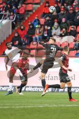 3. Liga; FC Ingolstadt 04 - 
Rot-Weiss Essen; Julian Kügel (31, FCI) David Kopacz (29, FCI) Kourouma Mustafa (16 RWE)