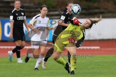 2. Fußball-Liga - Frauen - Saison 2023/2024 - Freundschaftsspiel - FC Ingolstadt 04 - SCR Altach - Franziska Meier Torwart FCI - Foto: Meyer Jürgen