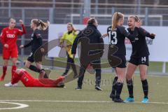 2. Frauen-Bundesliga - Saison 2021/2022 - FC Ingolstadt 04 - Eintracht Frankfurt II - Das Spiel ist zu Ende - jubel - Foto: Meyer Jürgen