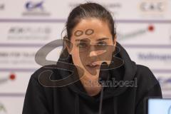 3. Liga; Erzgebirge Aue - FC Ingolstadt 04; Interview Pressekonferenz Cheftrainerin Sabrina Wittmann (FCI)