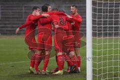 Bayernliga Süd - Saison 2021/2022 - FC Ingolstadt 04 II - TSV 1860 München II - Elfmeter und 1:0 Führungstreffer durch Götzendörfer Mario (#23 FCI) - jubel - Foto: Meyer Jürgen