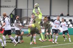 3. Liga; SC Verl - FC Ingolstadt 04; Torwart Schulze Philipp (1 Verl) hält sicher