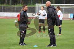 2. Frauen-Bundesliga - Saison 2021/2022 - FC Ingolstadt 04 - SV Henstedt-Ulzburg - Winter Maikl Co-Trainer FCI links - Thorsten Splieth Co-Trainer (FCI) rechts - Foto: Meyer Jürgen