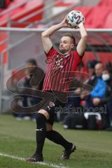 3. Fußball-Liga - Saison 2020/2021 - FC Ingolstadt 04 - FC Viktoria Köln - Beister Maximilian (#11,FCI) beim Einwurf  - Foto: Meyer Jürgen