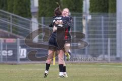 2. Bundesliga Frauen - Saison 2025/26 - FC Ingolstadt 04 Frauen - VFB Stuttgart  - Felix Lara(Nr.13 - FC Ingolstadt Frauen I) mit dem 1:0 Führungstreffer - jubel - - Nina Penzkofer (Nr.29 - FC Ingolstadt Frauen I) - Foto: Meyer Jürgen